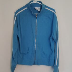 Pro Spirit Athletic Gear Blue and White Bomber Jacket